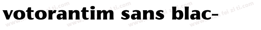 votorantim sans blac字体转换
